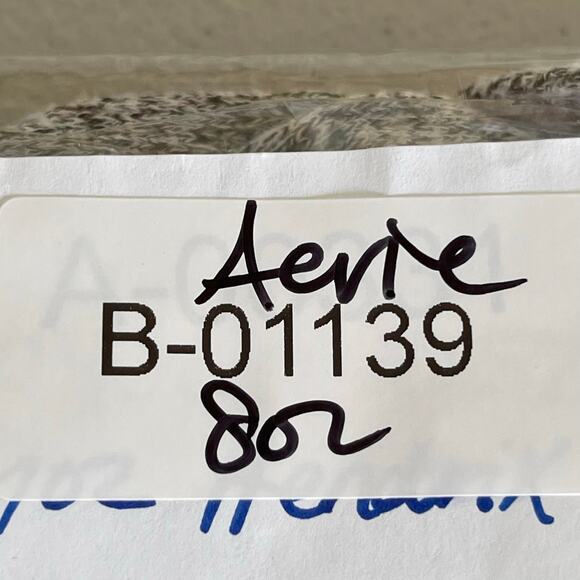 Aerie Top Size XS Heather Gray Long Sleeve Tie Open Back Just Add Leggings - Picture 8 of 8